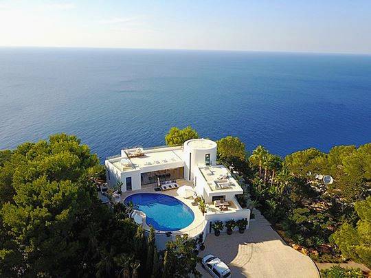Luxury holiday villa on the North West coast of Ibiza
