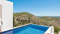 Stylish private villa in Ibiza with sea view in the Roca Llisa area