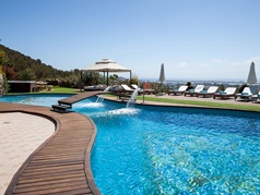 Big 10 bedroom Ibiza villa with great pool and views in Sa Carroca