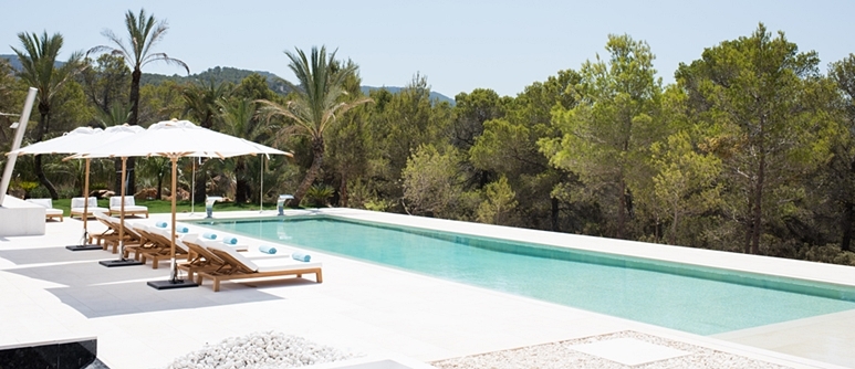 villa with private swimming pool in Ibiza
