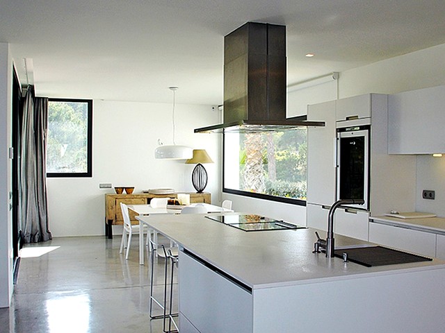 kitchen area at the villa rental