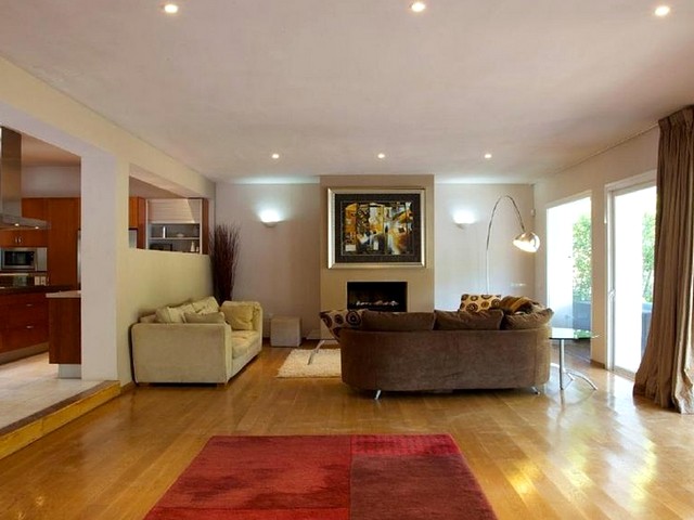 living room in villa