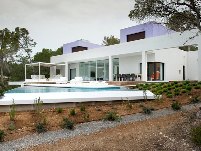 Modern, luxury villa for rent close to Es Cubells