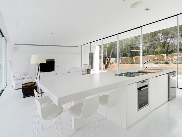 kitchen area in villa
