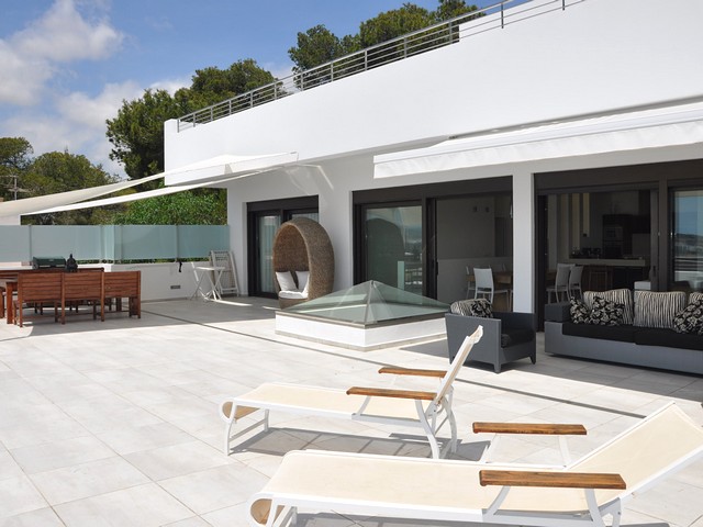 Modern Ibiza holiday villa with stunning view located in Talamanca 