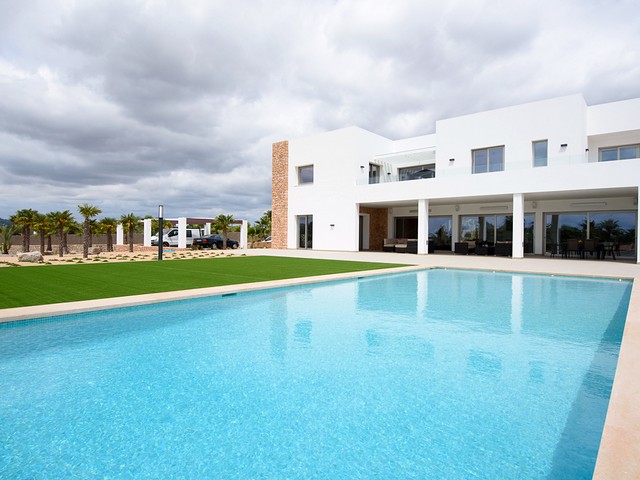 view of pool and villa