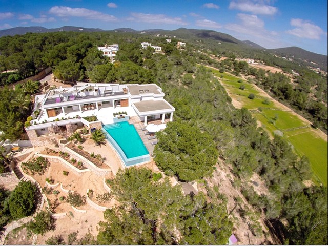 Luxury villa with sea view near Cala Jondal beach