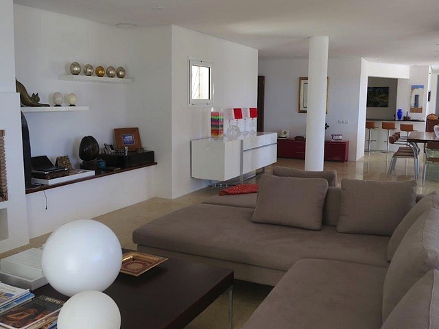 living room in villa