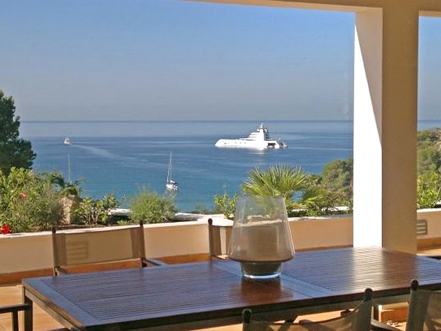 sea view from Ibiza villa