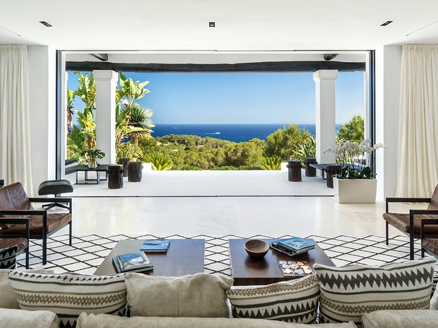 inside a luxury ibiza villa