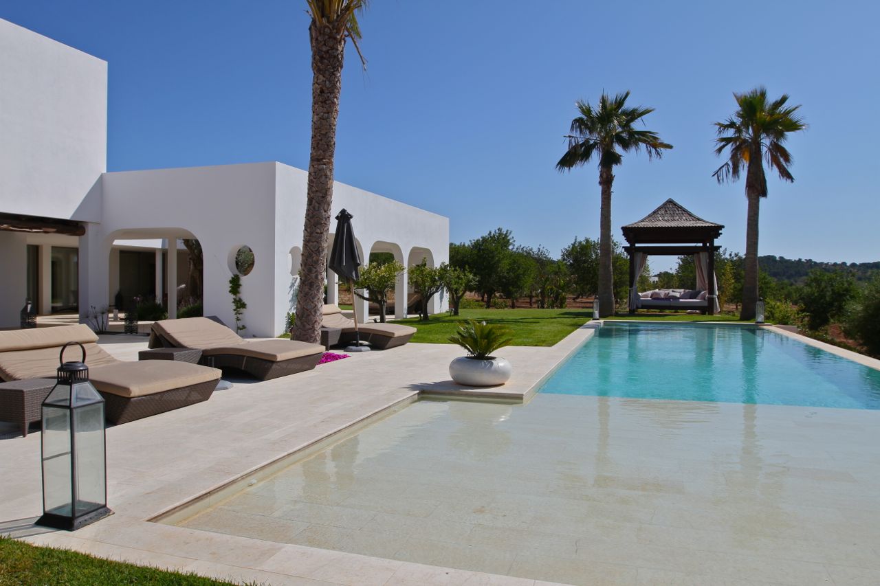A luxury villa rental in Morna Valley, Santa Eularia area, Ibiza