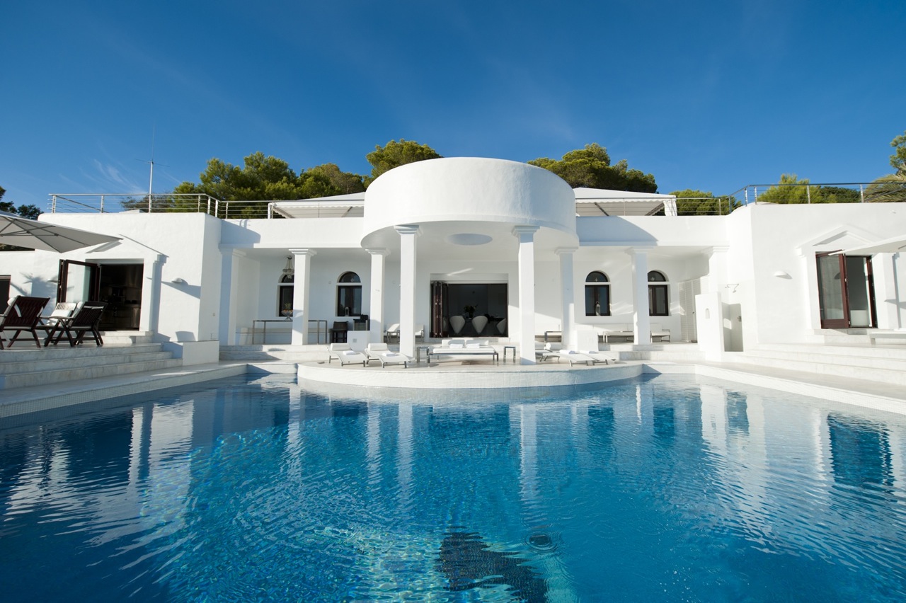 A dream villa to rent in Cala Jondal, San José area, Ibiza