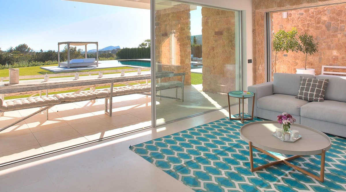 view of pool from inside private villa