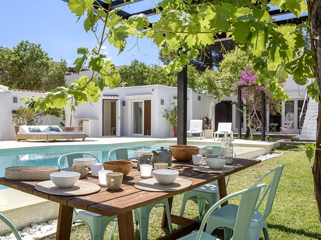 table by pool