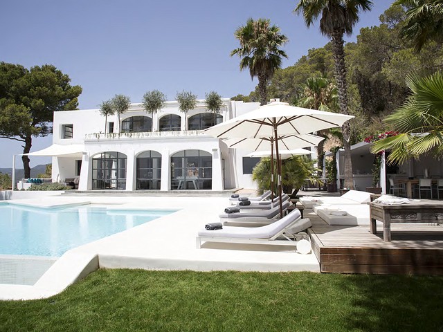 view of luxury ibiza villa