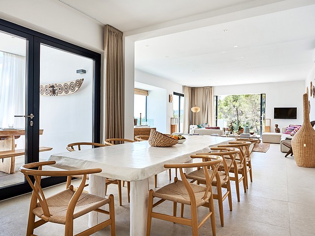 seating area in the holiday villa
