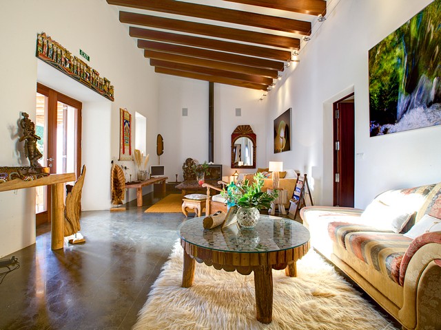 living room in ibiza holiday finca