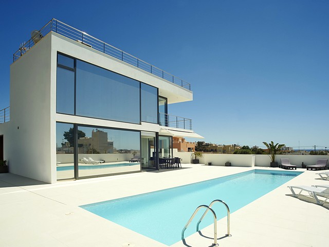 Modern private villa for rent in near Ibiza Town