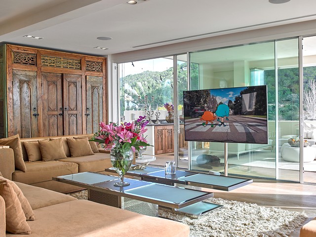 living room in villa