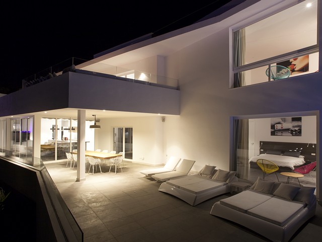 ibiza villa by night 2