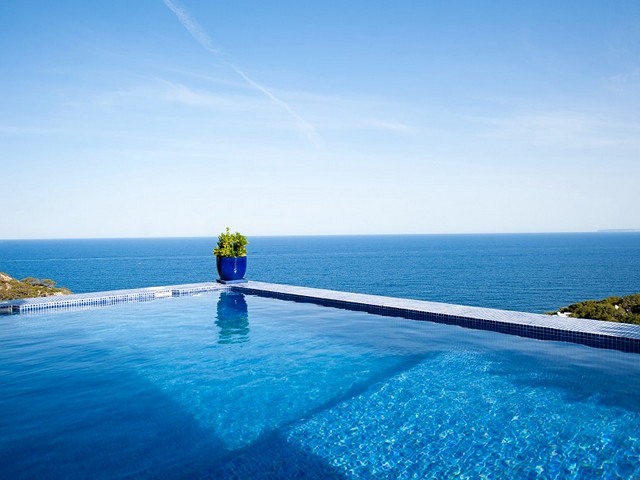 view from swimming pool