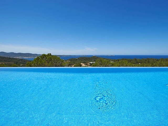 View from the villas infinity pool