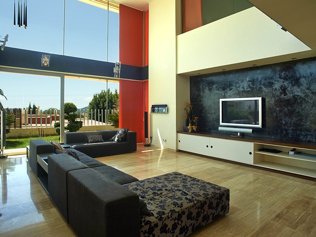 inside the luxury villa
