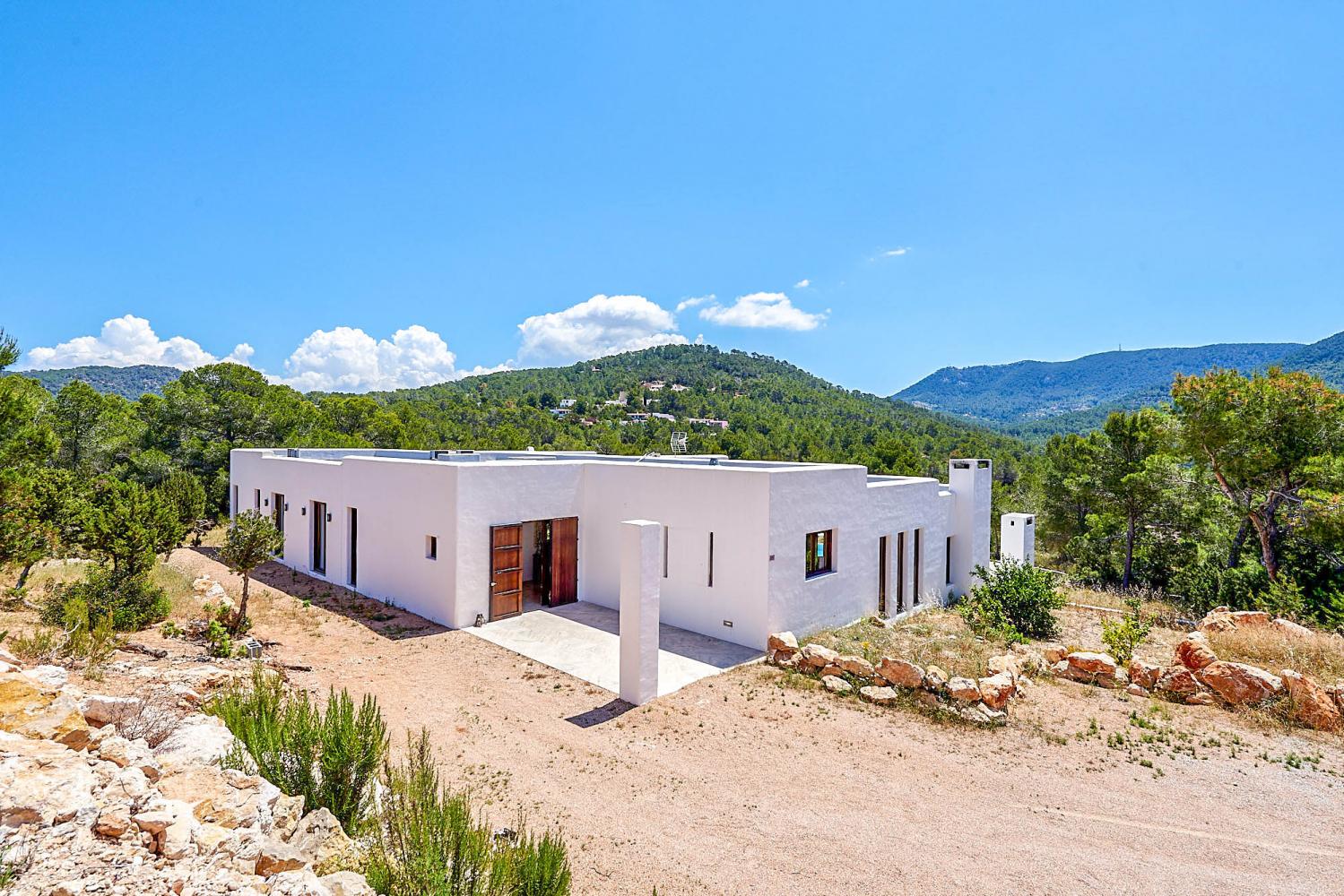 view of luxury ibiza villa