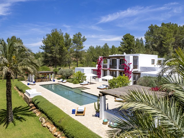 view of luxury ibiza villa